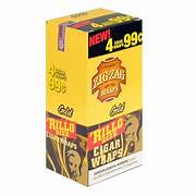 Zig-zag 4pk Rillo Size Wrap Gold packaging