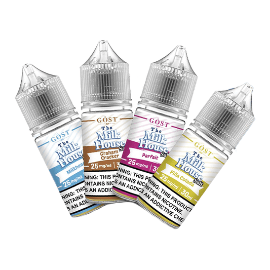 The Milk House Salt Series E-Liquid 30mL (Salt Nic) | Group Photo