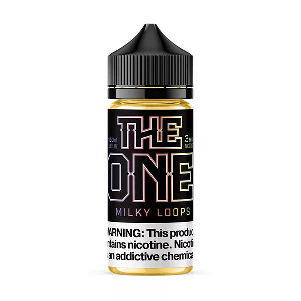 The One Series E-Liquid 100mL (Freebase) Milky Loops