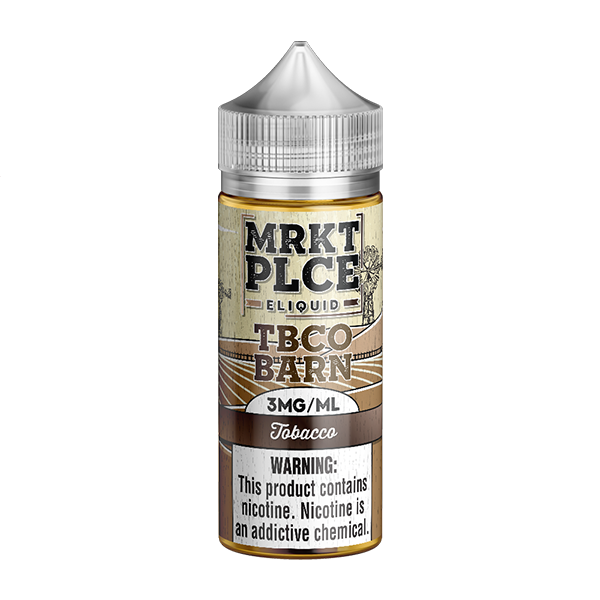 TBCO Barn by MRKT PLCE E-Liquid 100mL (Freebase) | Tobacco