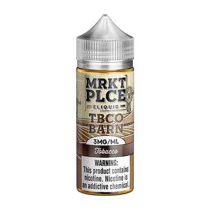 TBCO Barn by MRKT PLCE E-Liquid 100mL (Freebase) | Tobacco