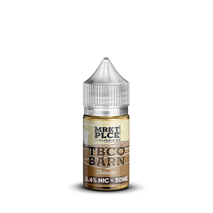 TBCO Barn by MRKT PLCE Salt Series E-Liquid 30mL (Salt Nic) | Tobacco