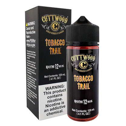 Cuttwood Series E-Liquid 120mL Tobacco Trail with packaging