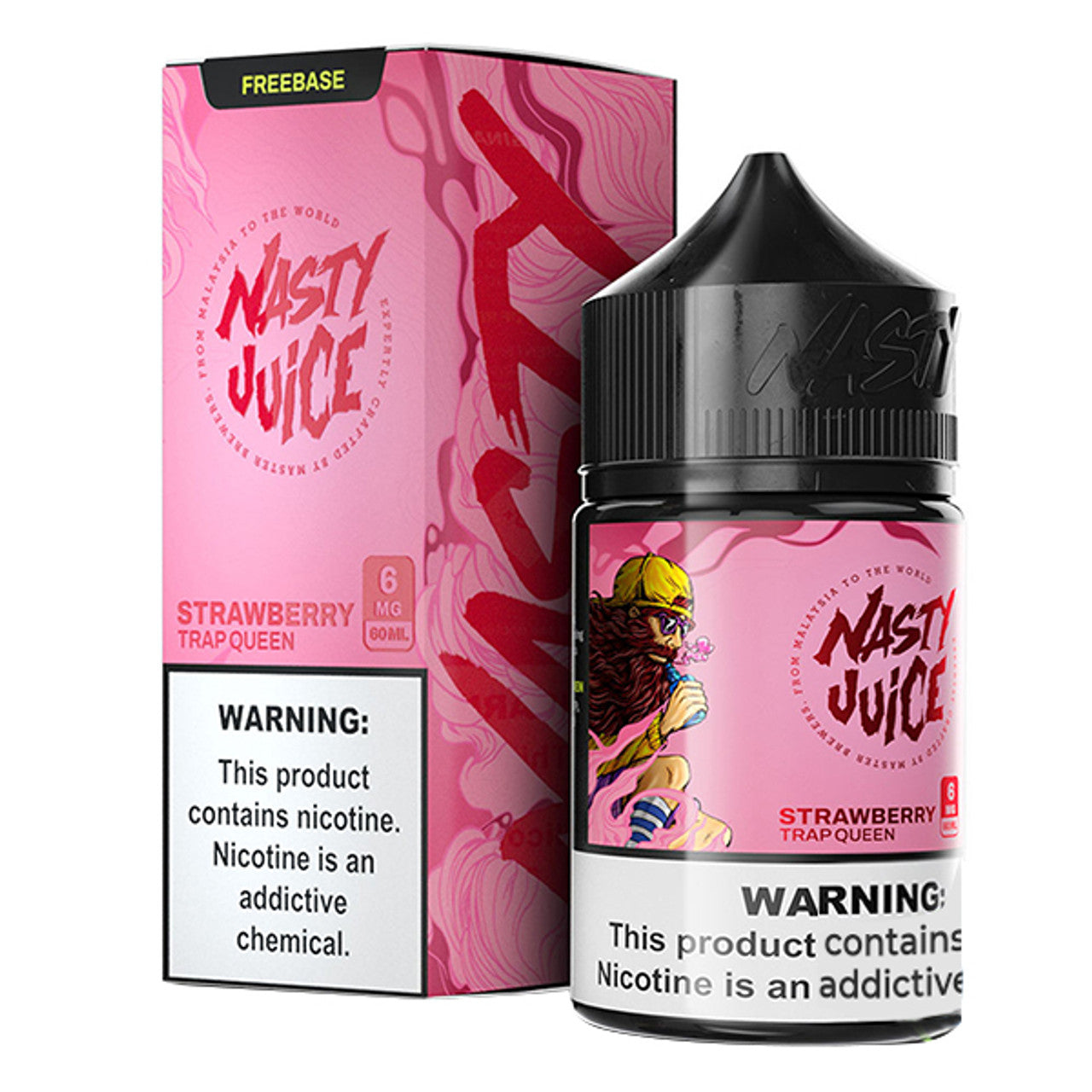 Nasty Juice E-Liquid 60mL Freebase | Trap Queen with packaging