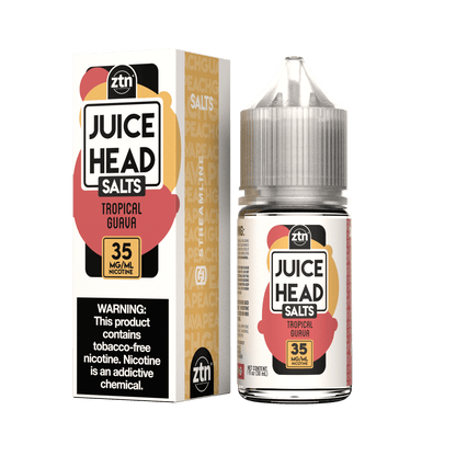 Juice Head Salt Series E-Liquid 30mL (Salt Nic)| Tropical Guava with packaging
