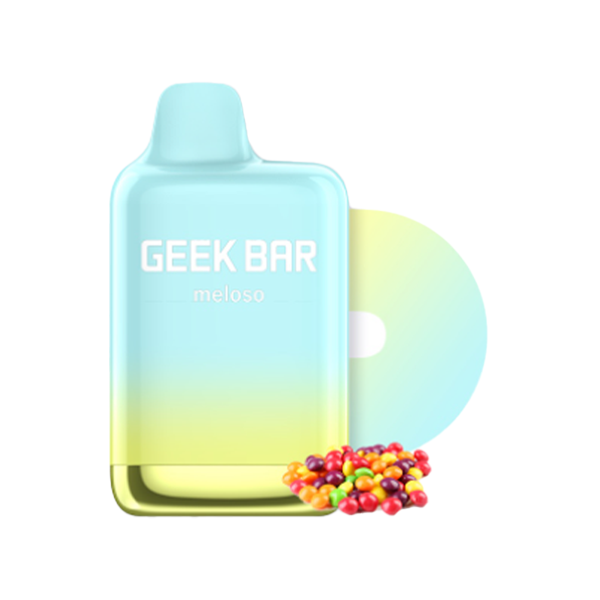 Geek Bar Meloso Max Disposable 9000 Puffs 14mL 50mg | MOQ 5 Tropical Rainbow Blast