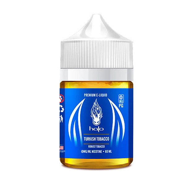 Halo Series E-liquid 60mL (Freebase) | 0mg Turkish Tobacco