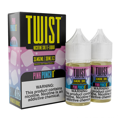 Twist Salts Series E-Liquid x2-30mL | Pink Punch 0 with Packaging