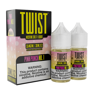 Twist Salts Series E-Liquid x2-30mL | Pink Punch no.1 with Packaging