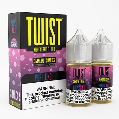 Twist Salts Series E-Liquid x2-30mL | Purple no.1 with Packaging