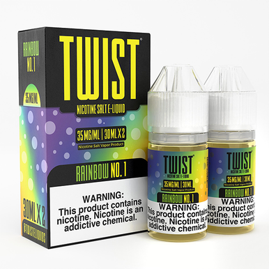 Twist Salts Series E-Liquid x2-30mL | Rainbow no.1 with Packaging