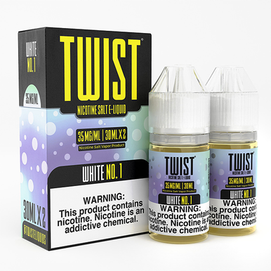 Twist Salts Series E-Liquid x2-30mL | White no.1 with Packaging