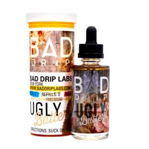 Bad Drip Series E-Liquid 60mL (Freebase) Ugly Butter with Packaging