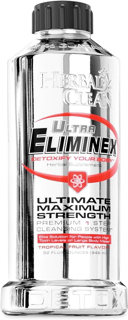 Ultra Eliminex Detox Herbal Supplement Tropical Fruit Flavor | 32ozHerbal Clean Ultra Eliminex Detox 32oz | Tropical Fruit