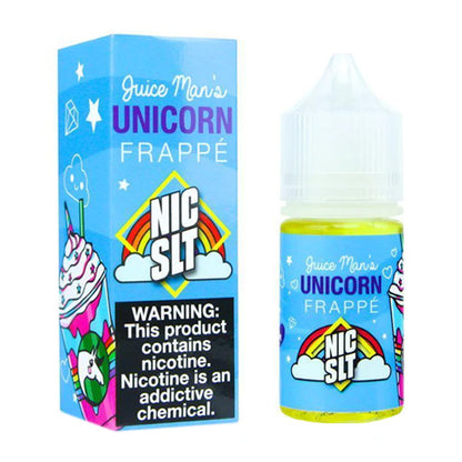 Juice Man Salt Series E-Liquid 30mL (Salt Nic) | Unicorn Frappe with packaging