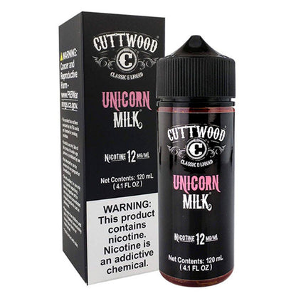 Cuttwood Series E-Liquid 120mL Unicorn Milk with packaging