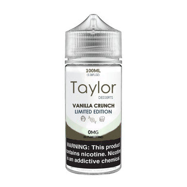 Taylor E-Liquid 100mL Vanilla Crunch bottle