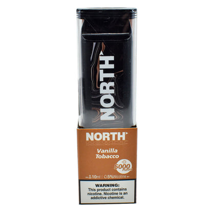 North Disposable 5000 Puffs 10mL 50mg | MOQ 10 | Vanilla Tobacco with Packaging