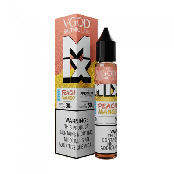 VGOD Salt Series E-Liquid 30mL | Peach Mango with packaging