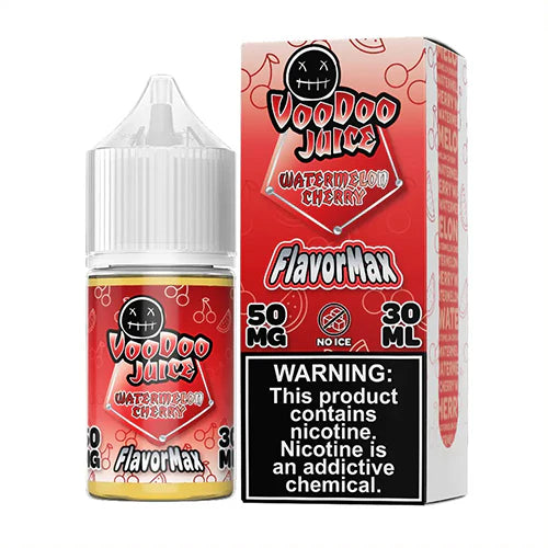 Voodoo Juice FlavorMax Salt Series E-Liquid 30mL Watermelon Cherry with packaging