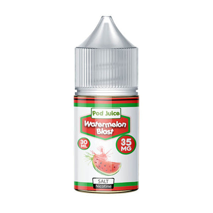 Pod Juice Salt Series E-Liquid 30mL Watermelon Blast bottle