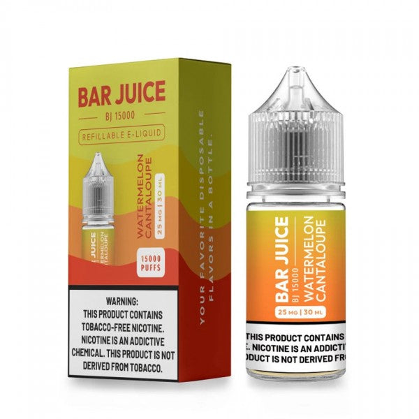 Bar Juice BJ15000 Salt Series E-Liquid 30mL (Salt Nic) | Watermelon Cantaloupe with packaging