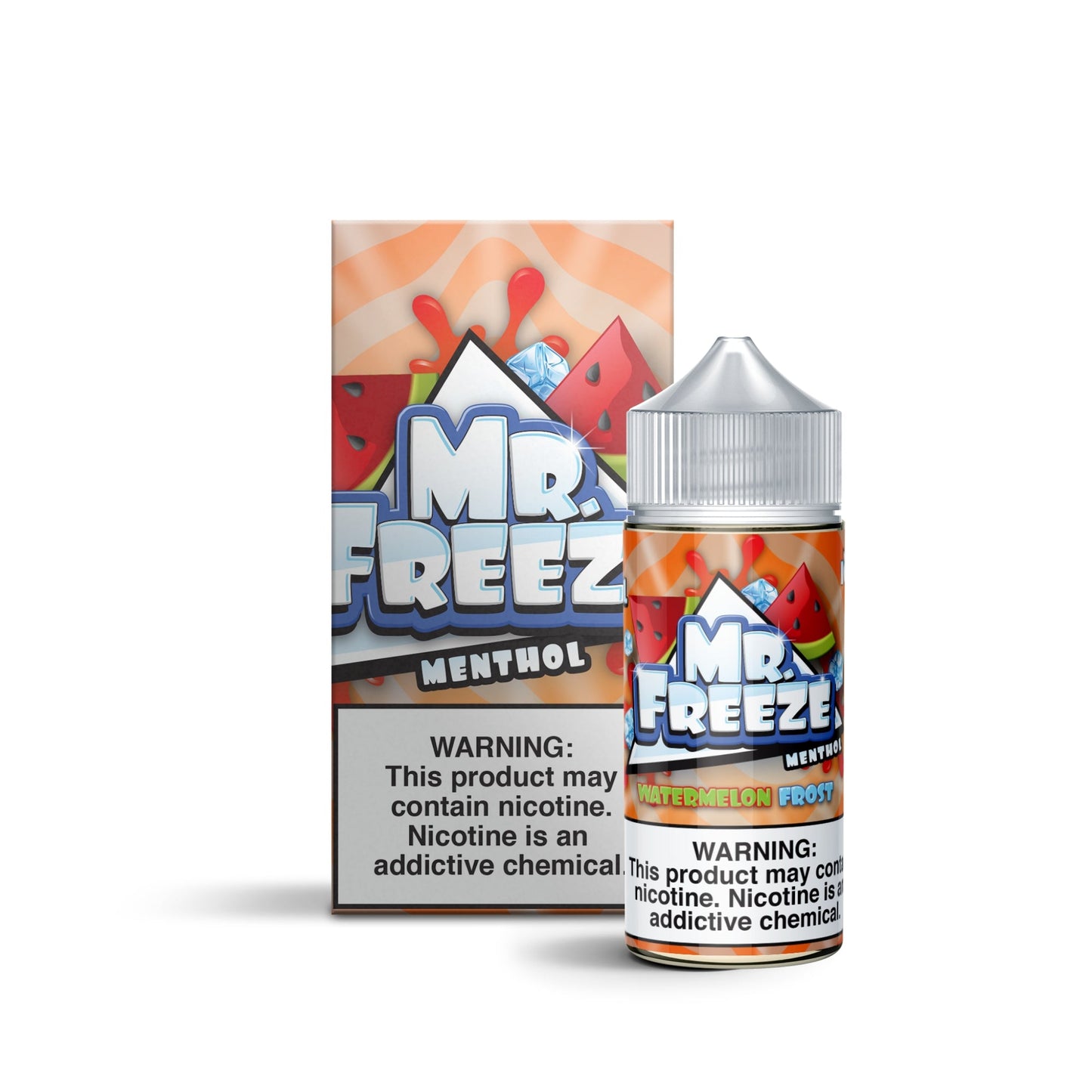 Mr. Freeze TFN Series E-Liquid 100mL (Freebase) |  Watermelon Frost with packaging