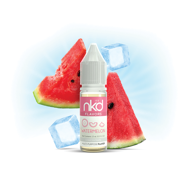 NKD Flavor Concentrate 15mL Watermelon Ice bottle