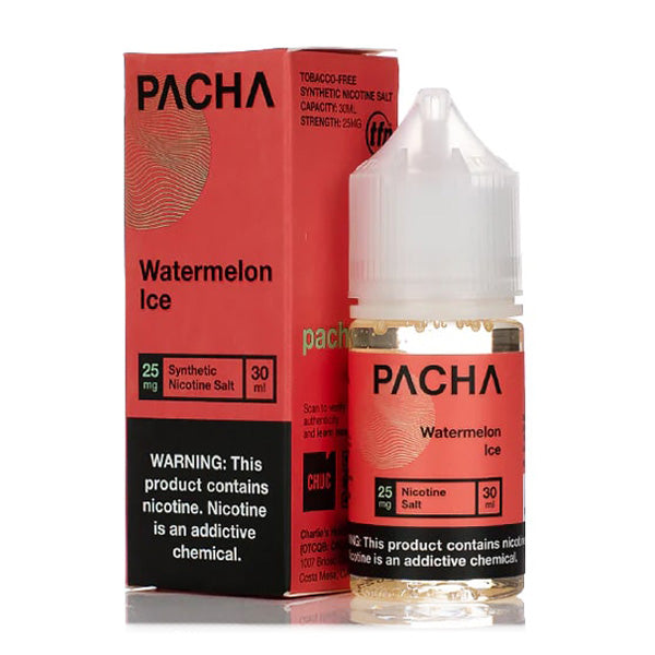 Pachamama TFN Salt Series E-Liquid | 30mL (Salt Nic) Watermelon Ice with Packaging