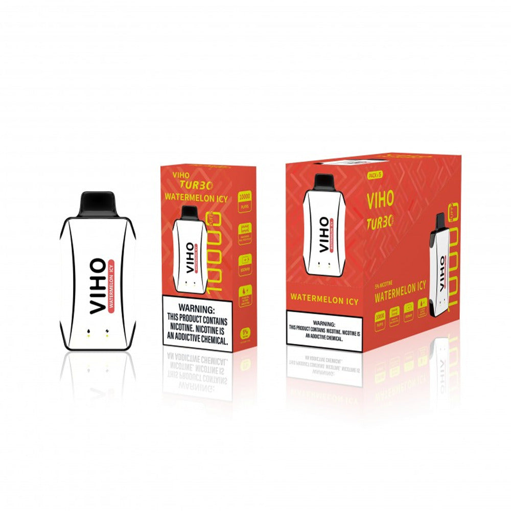 Viho Turbo Disposable 10000 Puffs (17mL) | MOQ 5 | Watermelon Icy with Packaging