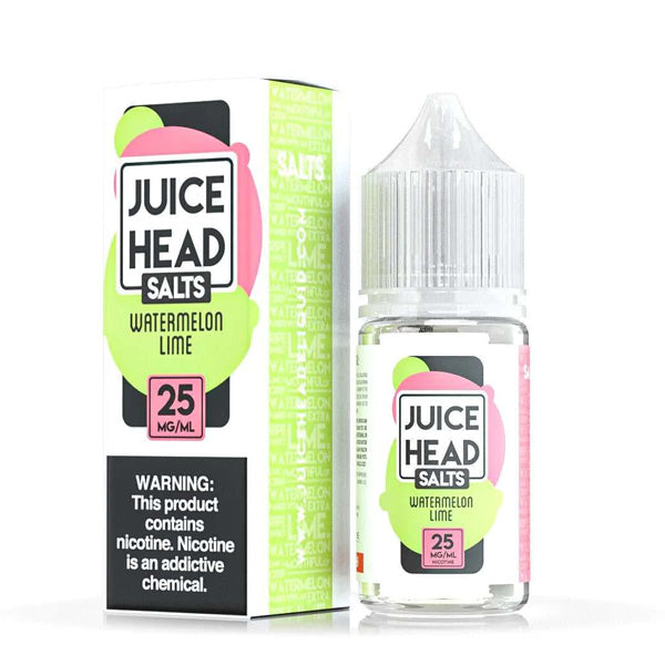 Juice Head Salt Series E-Liquid 30mL (Salt Nic)| Watermelon Lime with packaging