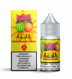 Killa Fruits Salt Series E-Liquid 30mL (Salt Nic) | Watermelon Nectarine with packaging