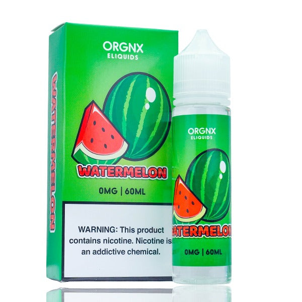 ORGNX Series E-Liquid | 60mL (Freebase) Watermelon With Packaging