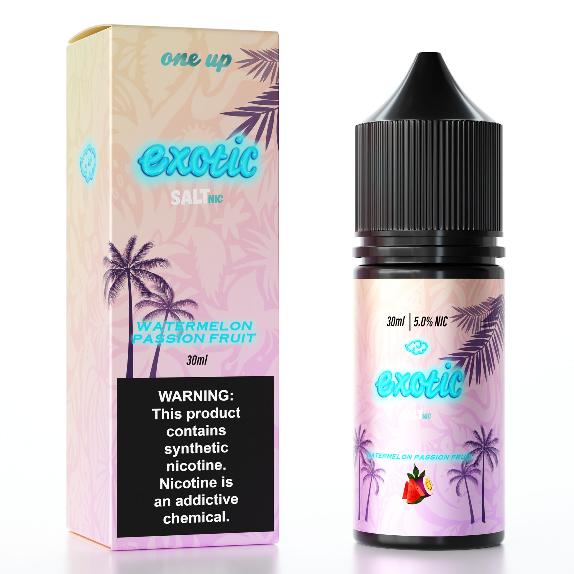 One Up TFN Salt Series E-Liquid | 30mL (Salt Nic) Watermelon Passion Fruit With Packaging