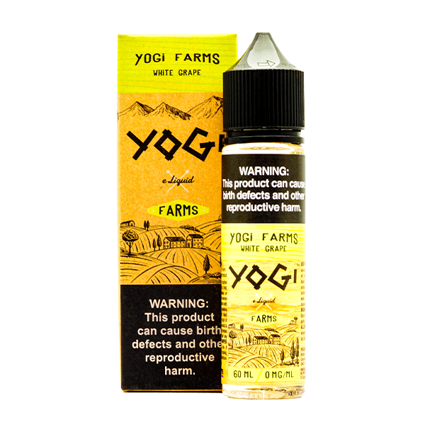 Yogi E-Liquid 60mL | (Original & Farms Series) White Grape with Packaging