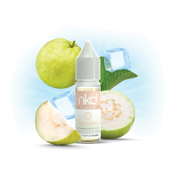 NKD Flavor Concentrate 15mL White Guava Ice bottle