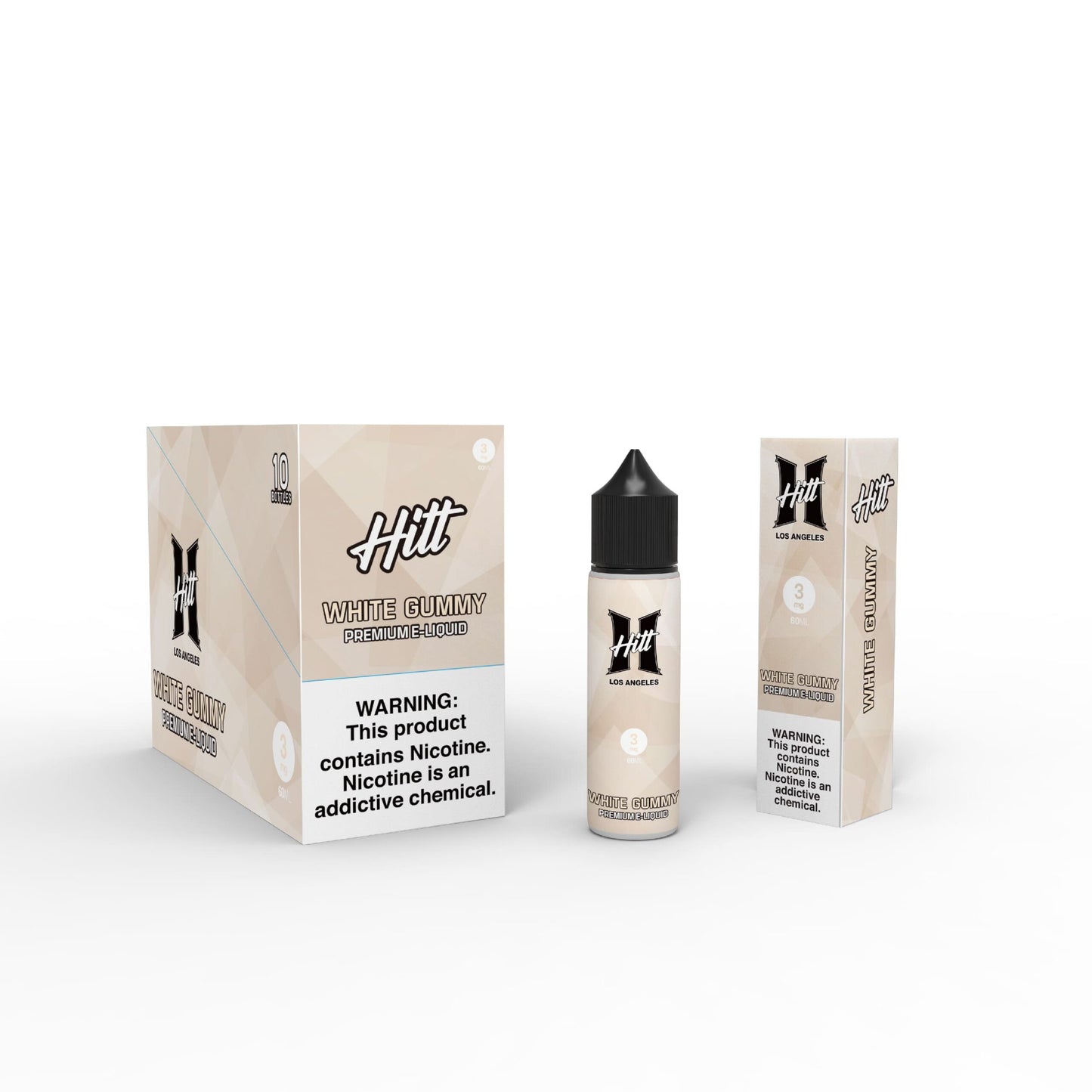 Hitt Los Angeles 60mL (Freebase) | White Gummy with Packaging