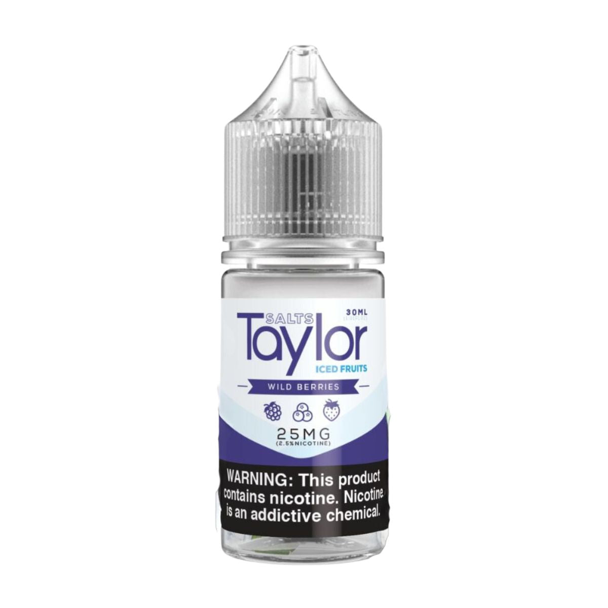 Taylor Salt Series E-Liquid 30mL (Salt Nic) | 25mg Wild Berries Iced