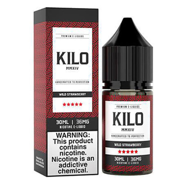 Kilo Salt Series E-Liquid 30mL Wild Strawberry with packaging