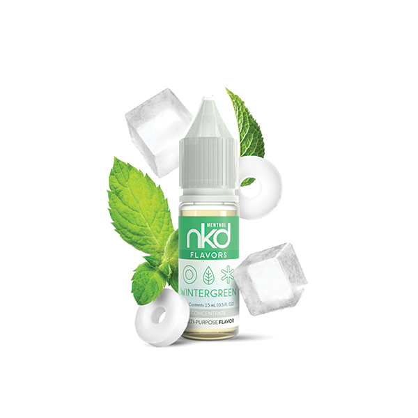 NKD Flavor Concentrate 15mL Wintergreen bottle
