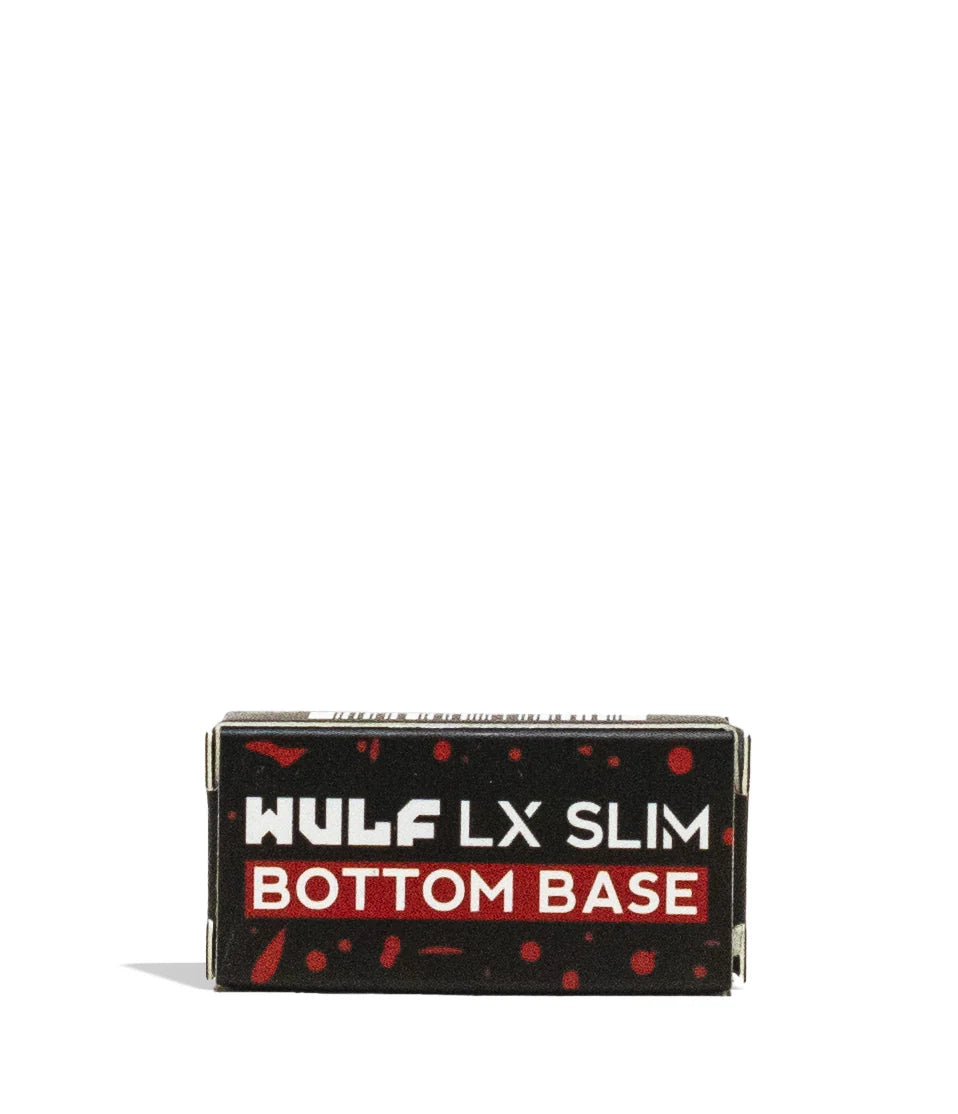 Wulf LX Slim Bottom Base Black Red Spatter Packaging