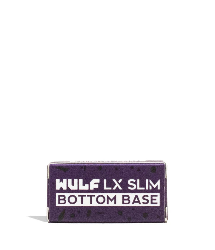 Wulf LX Slim Bottom Base Purple Black Spatter Packaging