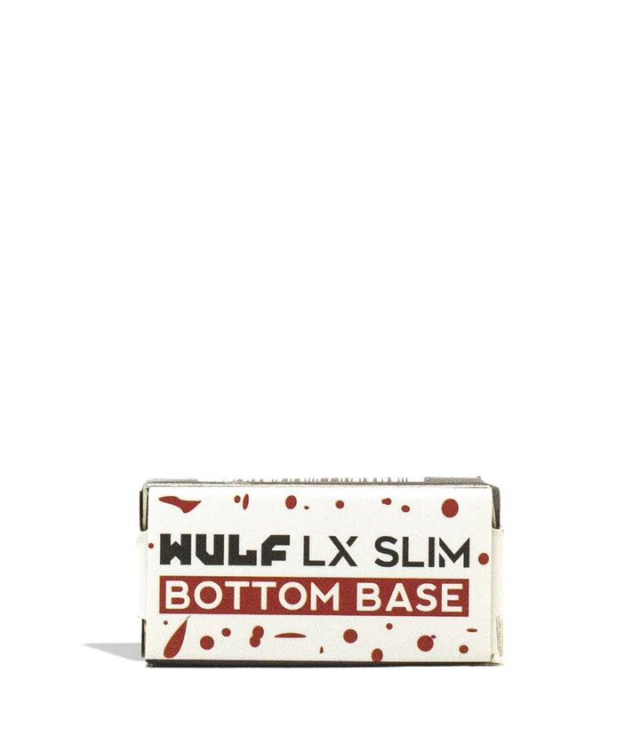 Wulf LX Slim Bottom Base White Red Spatter Packaging