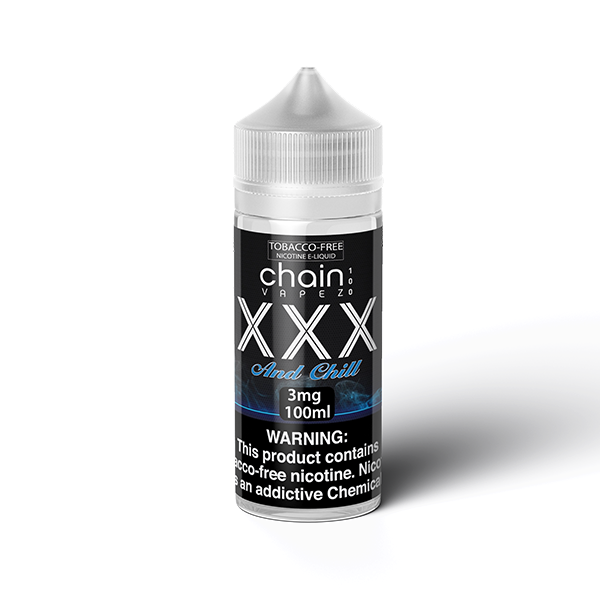 Chain Vapez Series E-Liquid 100mL XXX and Chill Bottle