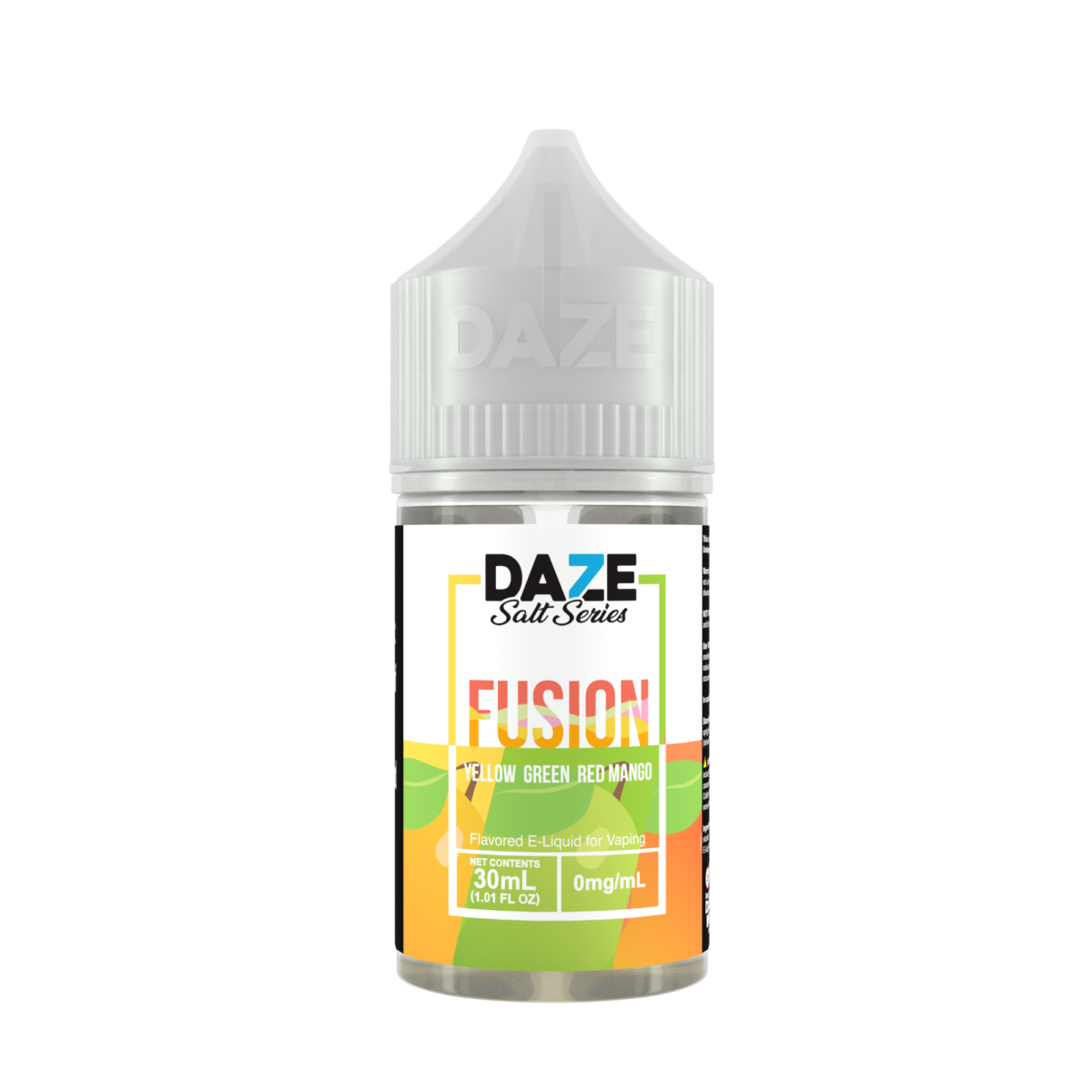 7Daze Fusion Salt Series E-Liquid 30mL (Salt Nic) | Yellow Green Red Mango