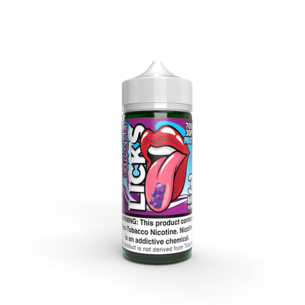 Licks TFN by Juice Roll Upz E-Liquid 100mL (Freebase) | Yummi Grape Frozty