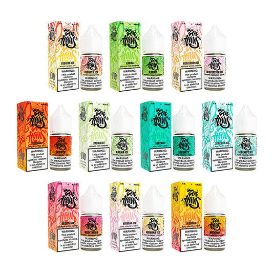 Zen Haus Salt Series E-Liquid 30mL | 30mg (Salt Nic) Group Photo