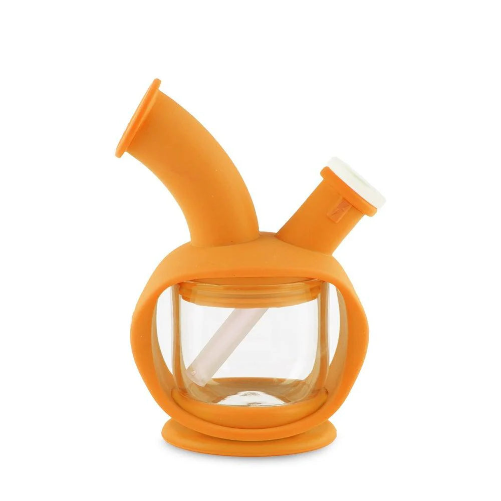 Ooze Kettle Silicone Bubbler - Orange