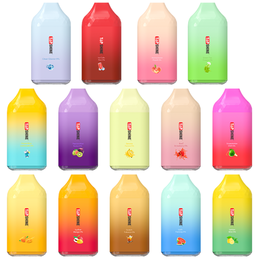 Topshine Seraph Ultra Disposable | 6500 Puffs | 14mL| 50mg | MOQ 10 | Group Photo