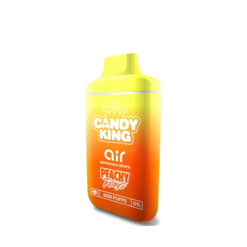 Candy King Gold Bar Disposable 6000 Puffs 13mL 50mg | MOQ 10 Peachy Rings